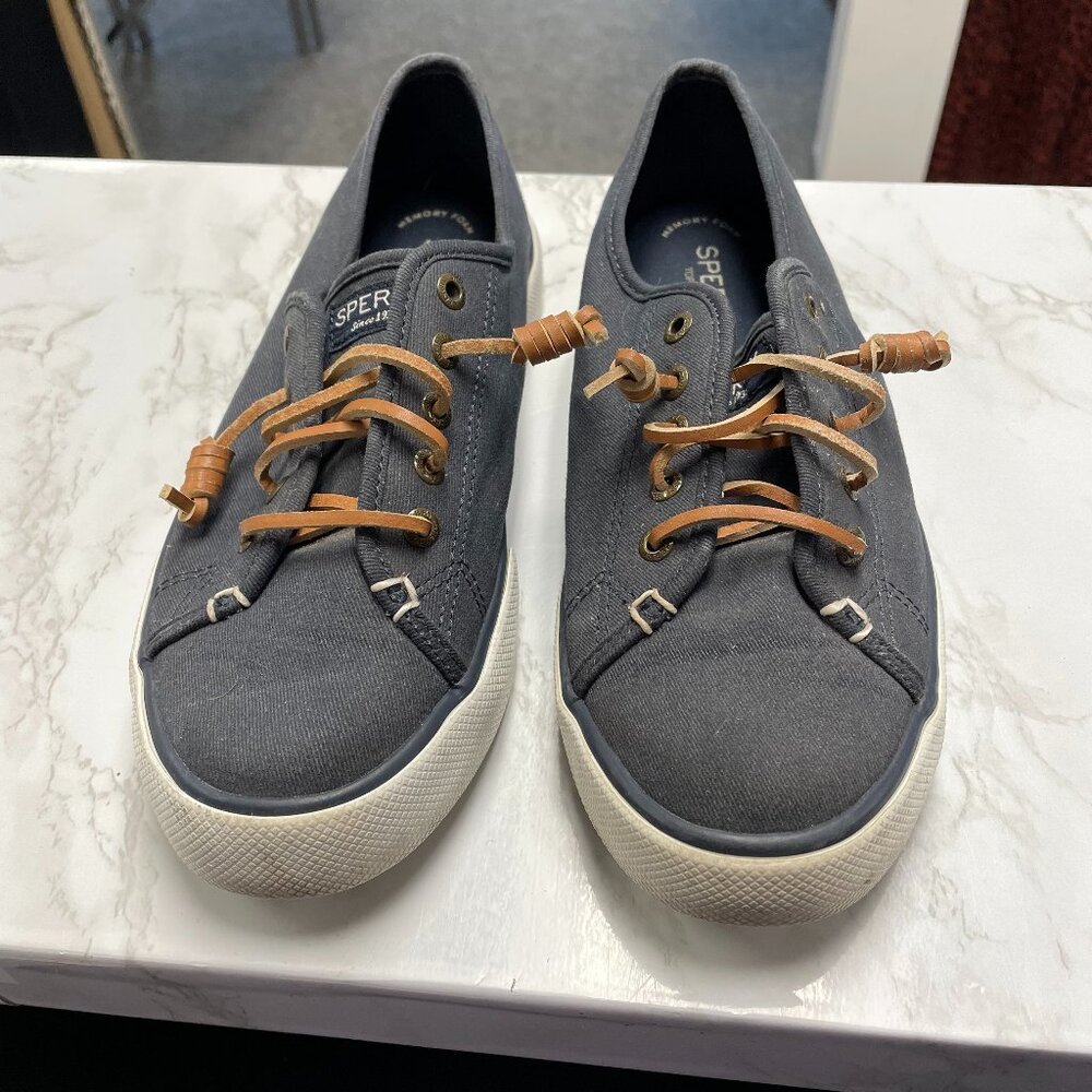 Sperry Blue Sea Coast Slip On Shoes Size 7